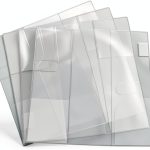 Transparent Notebook Cover Draupnir Model 08017 Clear Plastic 4 Pack-0