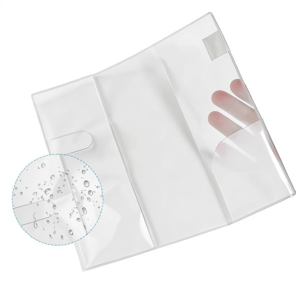 Transparent Notebook Cover Draupnir Model 08017 Clear Plastic 4 Pack-2