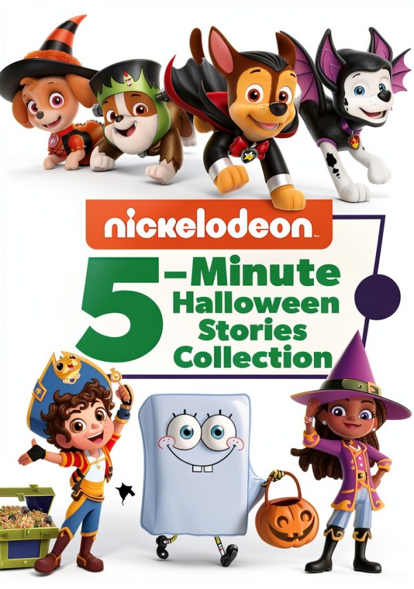 Nickelodeon Halloween Coloring Book for Kids 4-8 – 158 Pages Designs-0