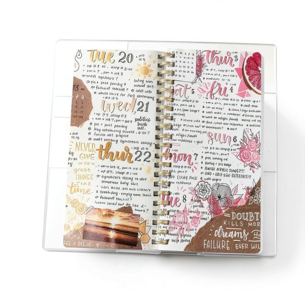 Transparent Notebook Cover Draupnir Model 08017 Clear Plastic 4 Pack-5