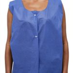 Exam Vest McKesson Nonwoven Snap Closure Disposable Blue 24x31 One-0